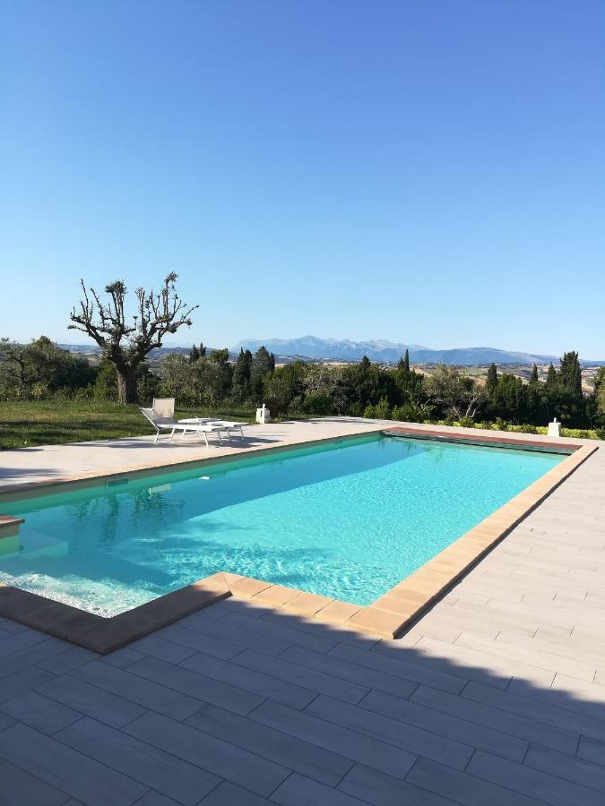 Apartmán Il Roccolo Di Valcerasa Treia Exteriér fotografie