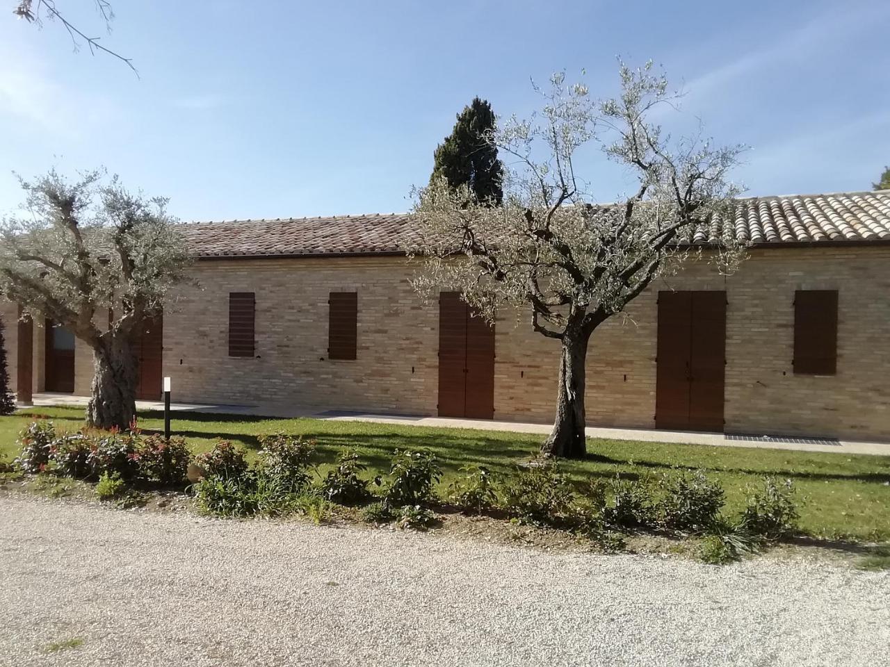 Apartmán Il Roccolo Di Valcerasa Treia Exteriér fotografie