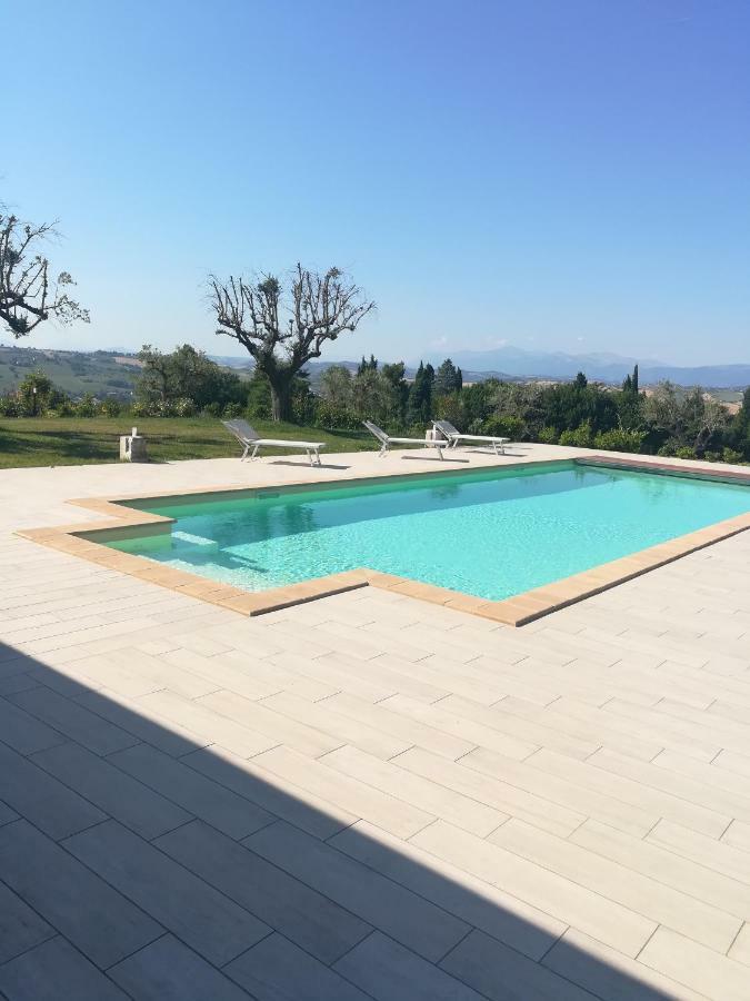Apartmán Il Roccolo Di Valcerasa Treia Exteriér fotografie